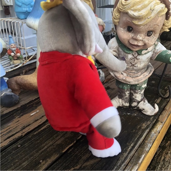 Gund Babar Elephant King Macys Plush Red 1988 Stuffed Animal 15” Vintage 80s - Picture 4 of 9